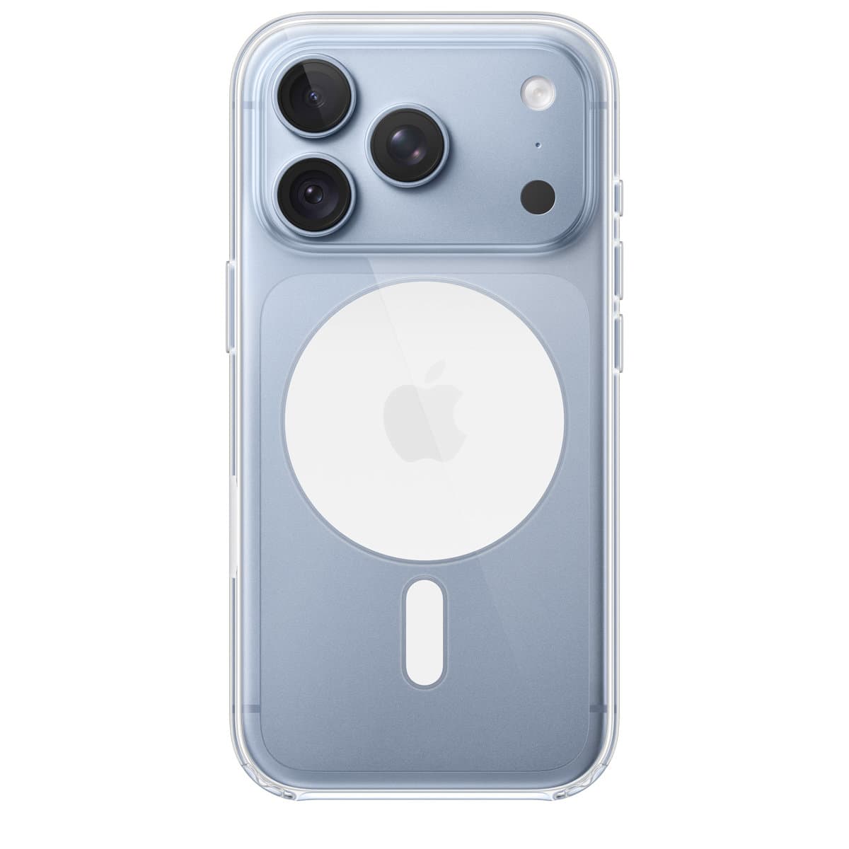 Apple iPhone 18Pro MagSafe Silikon Kılıf Şeffaf
